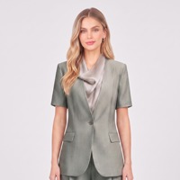 Ensembles de costumes pour femmes de plusieurs couleurs, en polyester, deux pièces, pour le bureau, la direction, la carrière, l'image d'entreprise