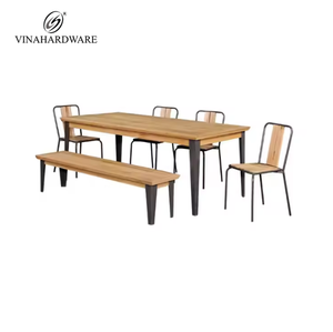 Meubles de Maison Viet Nam Ensemble Tables à Manger Meubles Table Chaise Luxe Moderne Texture Marbre Meubles de Maison Fabricant du Vietnam - Product Image 6