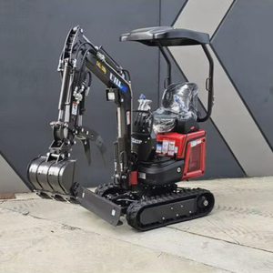 Miniexcavadora UHI de 14 hp con Motor Kubota UME12P, Brazo Oscilante y Orugas Expandibles BRST para su Trabajo, Retroexcavadoras Remolcables - Product Image 1