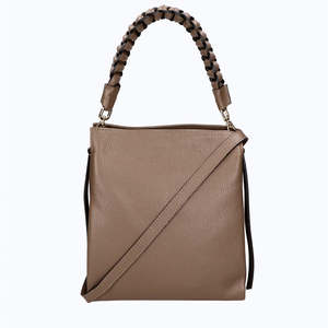 Bolso Estructurado en Cuero Genuino Dollar - Hecho en Italia - Art. 24020 - Product Image 4