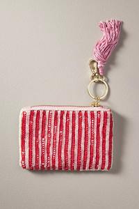 Wholesale Ladies LOVE Theme Beaded Coin Purse - Romantic Heart Rhinestone Mini Clutch Valentines <b>Gift</b>, Bridesmaid (MOQ 50, OEM) - Product Image 2