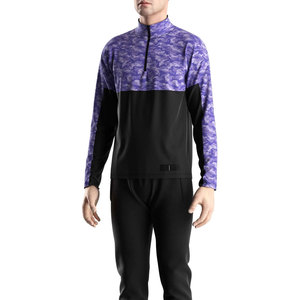 Veste à fermeture éclair sur le côté avec col montant pour homme - Impression de logo personnalisée, séchage rapide et respirant, vêtements de rue pour l'extérieur - Product Image 3