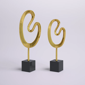 Trend Selling Metal Art Sculpture Modern Unique Sculpture for Home Decor Decorations for Home Art Decor Living Room - Product Image 6