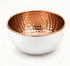 DIVRIS Bol de manucure professionnel en cuivre fait main, design moderne et écologique, emballé en boîte pour les fournitures d'art des ongles à domicile - Product Image 1