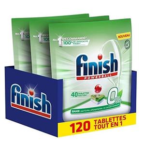 Pastillas para Lavavajillas Finish Powerball Power All-in-1 Ecolabel, 40 Unidades, Limpieza Ecológica - Product Image 6