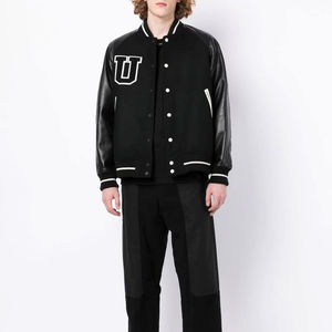 Nouvelle arrivée de haute qualité Streetwear coupe confortable veste universitaire personnalisée pour hommes logo de mode personnalisé vestes universitaires pour hommes - Product Image 2