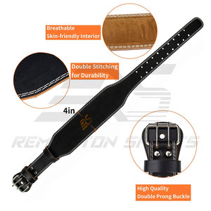 เข็มขัดยกน้ำหนักหนังแท้ผลิตจากจากปากีสถาน - Product Image 2