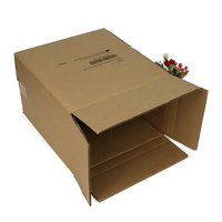 Boîte d'expédition d'emballage en papier carton ondulé avec impression couleur écologique personnalisée boîte en carton pour livraison expédition