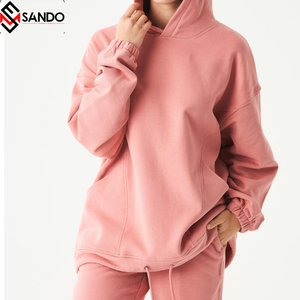 Sweat à capuche oversize de haute qualité Poche avant zippée Logo personnalisé imprimé brodé Street Wear Sweat-shirt léger grande taille - Product Image 3