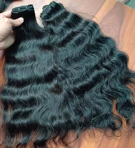 Extensiones de cabello virgen crudo indio recto de alta calidad Cabello humano natural de templo de un solo donante auténtico - Product Image 5