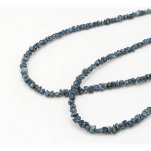 Perles de diamant brut bleu naturel de haute qualité 100% naturel, clarté VS2, forme carrée, pépites non taillées, 2-3 mm - Product Image 2