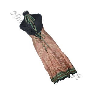 SD016 Saree / Sari / Shari vêtements indiens et pakistanais de l'Inde Hippy Boho vente chaude indien fait à la main Vintage Sari robe en soie - Product Image 4