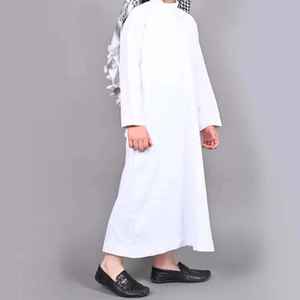 Vêtements islamiques à succès pour les fêtes Jubba Pakistan à manches longues avec pantalon Abaya Thobe musulman Vêtements islamiques pour hommes - Product Image 5