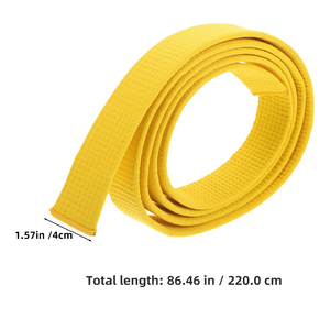Último Diseño, Cinturones de Karate Personalizados al por Mayor, Diseño Frontal Personalizado, Servicio OEM, 100% Algodón, Unisex, Alta Calidad, Secado Rápido - Product Image 4
