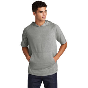 Men's Tri-blend Long Sleeve T-shirt Pullover <b>Lightweight</b> <b>Hoodie</b> Adult Short-Sleeve T-Shirt - Product Image 1