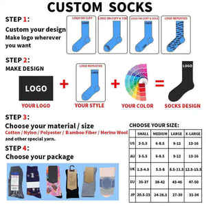 Chaussettes de sport unisexes en coton personnalisées avec logo, épaisses, pour le basketball, le tennis, la course à pied, avec logo personnalisé - Product Image 5