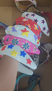 Accessoires pour cheveux unisexes durables et écologiques faits à la main avec broderie de fruits, détails floraux géométriques perlés, bandeau de mode personnalisé - Product Image 4