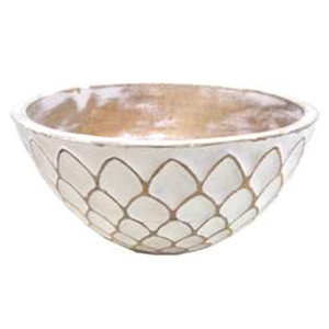 Cuencos de sopa de madera modernos de alta calidad con hueso de cuerno y acabado de resina epoxi decoración del hogar Bandejas para servir Material Natural - Product Image 2