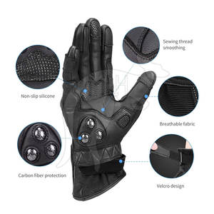 Guantes de Motociclismo de Carreras con Pantalla Táctil de Cuero PU Impermeable y Transpirable para Ciclismo - Product Image 5