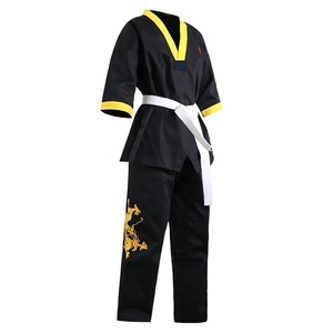 ชุดคาราเต้น้ำหนักมากชุดคาราเต้สีแดงทึบสวมใส่สบายเครื่องแบบคาราเต้ดีไซน์ใหม่ - Product Image 4