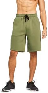 Men's Cotton <b>Fleece</b> <b>Shorts</b> with Custom Screen Printed Design Solid Pattern French Terry Street Wear Men's <b>Short</b> Sweat Pants - Product Image 4