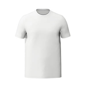 Camiseta lisa de manga corta de estilo informal Unisex algodón a granel 180-250 GSM tejido de punto patrón de letras ecológico de secado rápido - Product Image 4