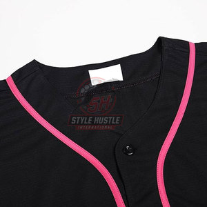 Nueva Camiseta de Béisbol Lisa, Diseño Personalizado, Camiseta de Béisbol Blanca para Hombre, Camisetas de Béisbol al por Mayor - Product Image 3