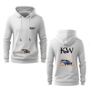 Haute qualité 350 gsm coton épais blanc uni poids lourd surdimensionné sweats à capuche unisexe logo personnalisé hommes polaire boxy à capuche - Product Image 4