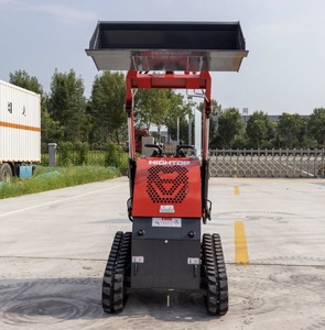 Meilleur tracteur à essence 23hp en gros mini chargeuse compacte à chenilles avec godet 4 en 1 à vendre - Product Image 4