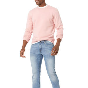 Sweat-shirt à col rond imprimé sur mesure pour hommes Pull-over à la mode pour l'automne et l'hiver Impression numérique Teint en couleur unie Vente en gros - Product Image 5