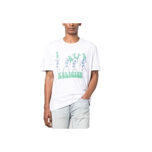 Wholesale Custom 100%Cotton 200GSM Solid Color Short-Sleeved O-Neck Oversized Quick Dry Silk Screen Printing <b>Ringer</b> <b>T</b>-<b>shirts</b> Men - Product Image 1