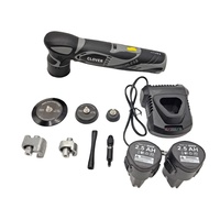 Polisseuse miniature sans fil CLOVER rechargeable 1,2/2/3 pouces à vitesse variable, orbite de 6 mm à 12 mm, double action pour le detailing automobile