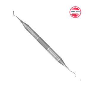 Escariadores dentales de limpieza básica, equipo Dental profesional de doble punta, de acero inoxidable - Product Image 1