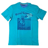 Camiseta de Manga Corta con Cuello Redondo, 100% Algodón, Tejida, para Hombre, con Serigrafía, de Alta Calidad, Suave, Transpirable, Tallas Grandes, Venta al Por Mayor