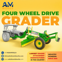 Attache de niveleuse pour tracteur, compatible à broches simples/doubles, pour tracteurs de 55 à 90 CV, longueur de lame 3050 mm, hauteur 432 mm, faible entretien
