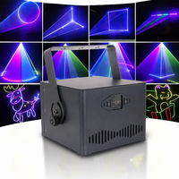 Mini projecteur laser 3W ou 5W à prix abordable, avec canaux DMX, lumière laser pleine couleur pour DJ, discothèque et soirées