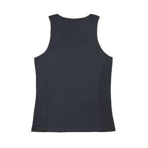 Débardeur de sport personnalisé pour homme, noir uni, sans couture, en maille spandex, sous-vêtement, taille XL, respirant, tricoté, imprimé, débardeur pour homme - Product Image 4