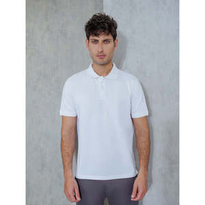 เสื้อโปโล PAULOS ทรงปกติ สวมใส่สบาย ผลิตจากผ้าไหมผสมสแปนเด็กซ์คุณภาพสูง ระบายอากาศได้ดี สีอ่อน มีไซส์ใหญ่พิเศษถึง 6XL - Product Image 2