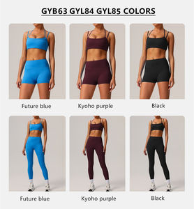 ชุดออกกำลังกายโยคะแบบสองชิ้นปลอม แฟชั่นใหม่ปี 2025 บราแบบสปอร์ตยืดหยุ่นสูง เป็นมิตรกับสิ่งแวดล้อม แห้งเร็ว พร้อมแจ็คเก็ต  โลโก้ด้านหน้า - Product Image 6