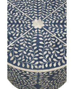 High Demand Eco-Friendly Modern Bone Inlay Metal Frame Black White MOP Inlay Side Coffee <b>Table</b> Exclusive <b>Sale</b> Standard Quality - Product Image 3