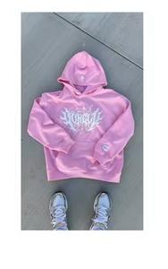 ชุดเสื้อฮู้ดพิมพ์ลายแบบรูดซิปหน้าแบบกำหนดเองผ้าฝ้ายเฮฟวี่เวทซักได้พิมพ์ลายวินเทจ - Product Image 6