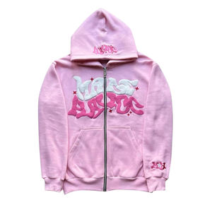 Trendy <b>Men's</b> Custom Puff Printed <b>Oversized</b> <b>Hoodie</b> Vintage 100% Cotton <b>Fleece</b> Drop Shoulder <b>Hoodie</b> for <b>Men</b> & Women - Product Image 3