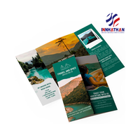 Dépliants Impression Offset Bon Prix Publicité Haute Définition Pantone Personnalisé UV/Brillant/Mat/Feuille Laminage Taille Personnalisée En Vrac