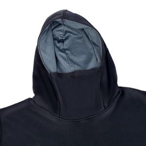 Sweat-shirts à capuche pour hommes de haute qualité personnalisés, taille plus, molleton lourd, imprimé, masque facial, écologique - Product Image 2