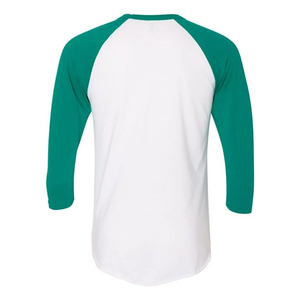 Personnalisé femmes Raglan 3/4 manches Baseball t-shirt 2024 nouveauté hommes t-shirts raglan bonne qualité personnalisé raglan t-shirt - Product Image 5