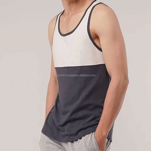 <b>Men</b> Bodybuilding <b>Stringer</b> Tank Top Cotton Polyester Gym <b>Vest</b> Muscle Fit Workout Training Apparel Wholesale - Product Image 1