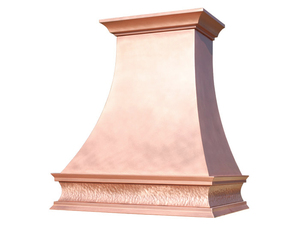 Campana Extractora de Cocina de Cobre Puro con Acabado Martillado de Diseño Antiguo Hecha a Mano, para Montar en la Pared, Diseñada para Cocinas de Villas de Lujo - Product Image 6