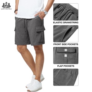 Pantalones Cortos Cargo de Verano para Hombre, Talla Grande, Logotipo Personalizado, Tejido Lavado, 100% Algodón, Secado Rápido, Transpirable - Product Image 5