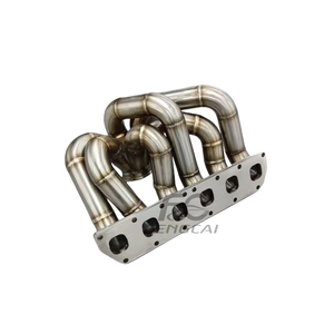 ท่อไอเสียร่วม Ss304คุณภาพสูงสำหรับโฟล์คสวาเกนกอล์ฟ4 MK4 R32 2002-2005เพิ่มประสิทธิภาพการดูดการไหลของอากาศ <span class=keywords><strong>VR6</strong></span> - Product Image 2
