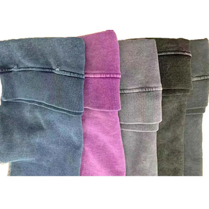 เสื้อสเวตเตอร์มีฮู้ดซักด้วยกรดมีซิปและดีไซน์แบบปักสำหรับฤดูหนาว - Product Image 3